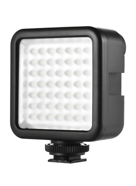 Mini Interlock Camera LED Panel Light Black