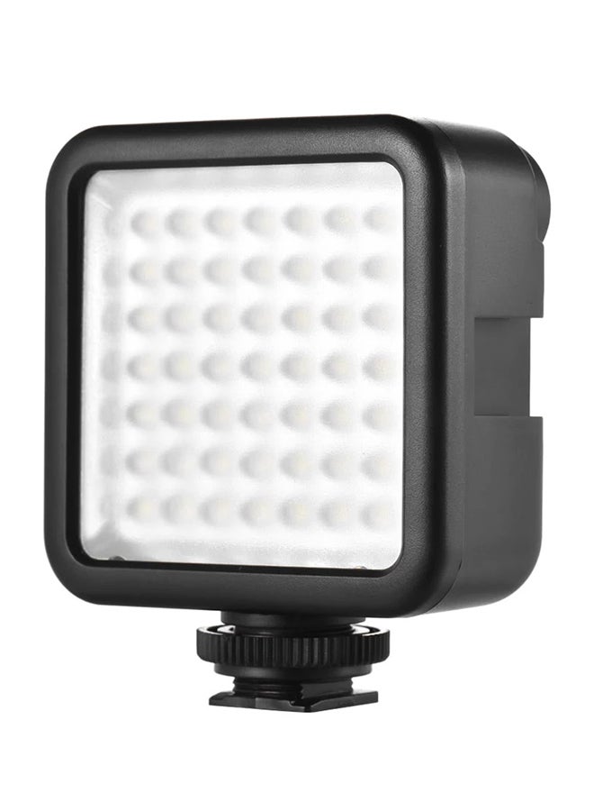 Mini Interlock Camera LED Panel Light Black