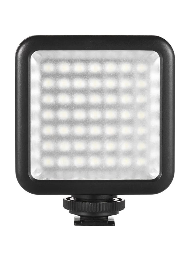 Mini Interlock Camera LED Panel Light Black