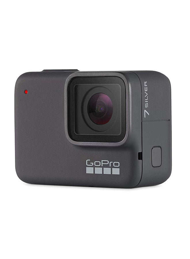 Hero7 Sports Digital Action Camera With 12MP, 4K60/1080p240 Video Resolution 8x Slo-Mo Wi-Fi + Bluetooth GPS Enabled Water Resistant Grey
