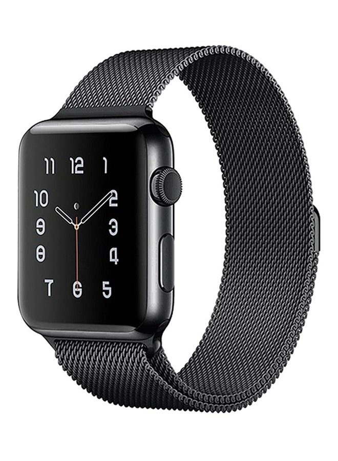 Replacement Band For Apple Watch Series 3/4/5 Black - Image 2