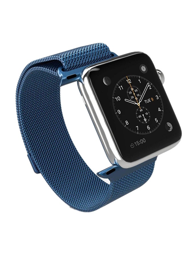 Replacement Band For Apple Watch Series 3/4/5 Blue - Image 3