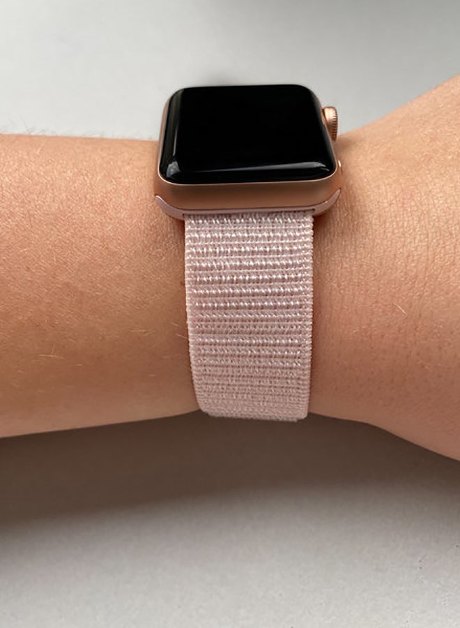 Replacement Band For Apple Watch Series 3/4/5 Beige - Image 4
