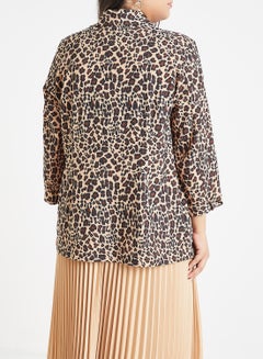 Vero Moda Curve New Rio 3/4 Sleeve Blazer Multicolour  - Image 3