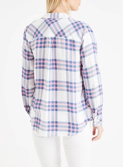 ONLY Checkered Long Sleeve Shirt Multicolour  - Image 3
