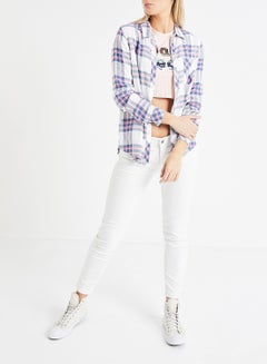 ONLY Checkered Long Sleeve Shirt Multicolour  - Image 2
