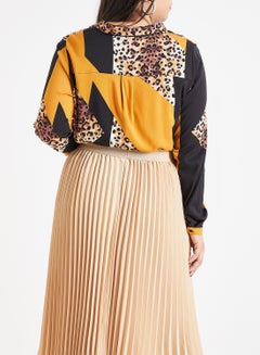 Vero Moda Curve Koi Long Sleeve Shirt Multicolour  - Image 3