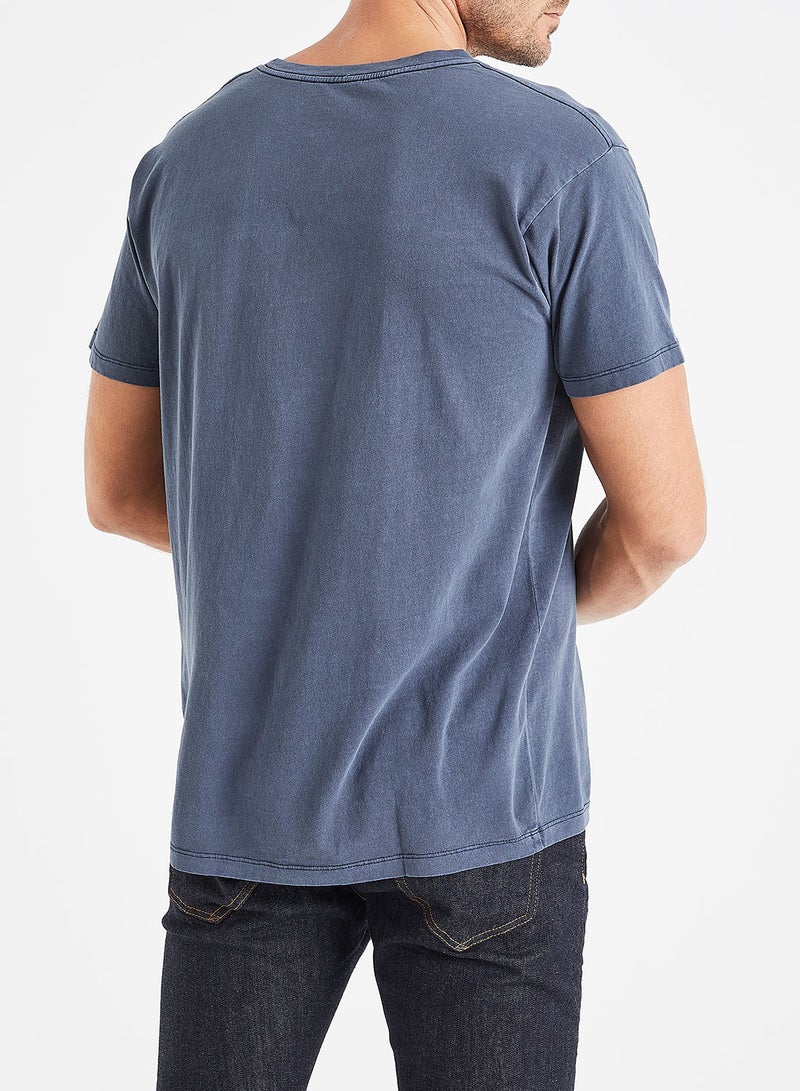 Graphic Print T-Shirt Slate Grey