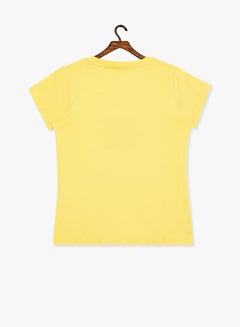 NAME IT Kids Sequin Fruit T-Shirt Yellow/White  - Image 2
