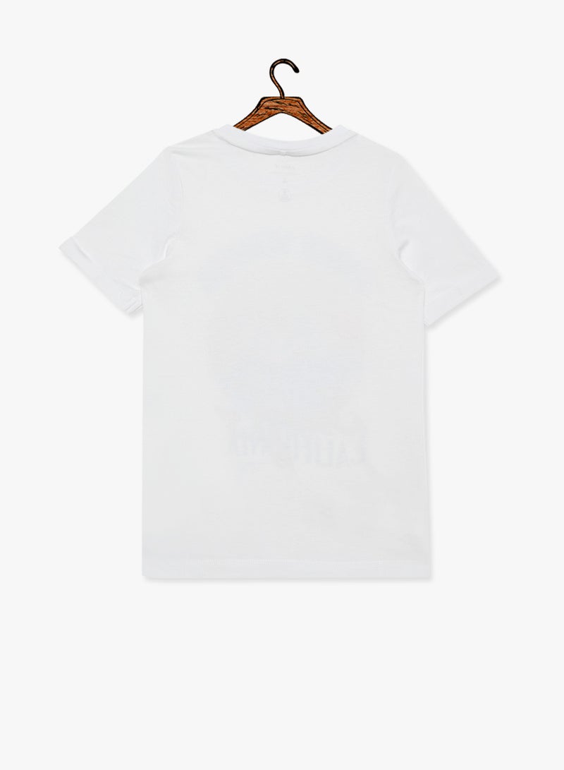 NAME IT - Kids Image Printed T-Shirt White - Image 1
