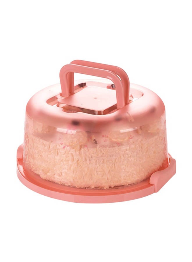 Beauenty Portable Simple Style Food Storage Box Pink 26x22x16.5cm - Image 2