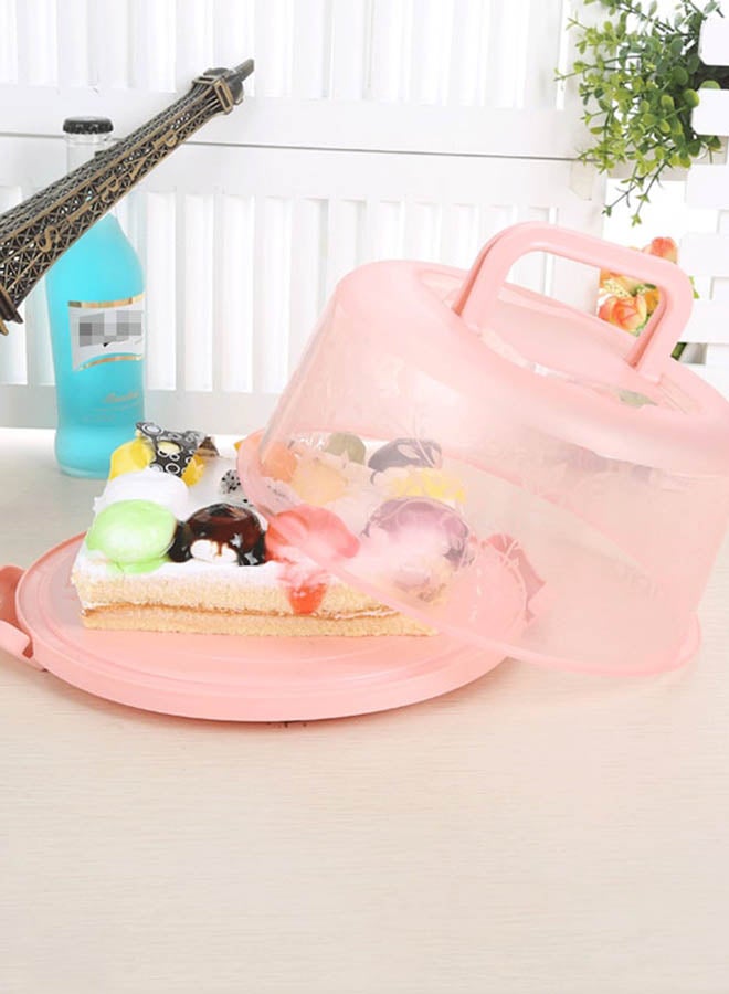 Beauenty Portable Simple Style Food Storage Box Pink 26x22x16.5cm - Image 4