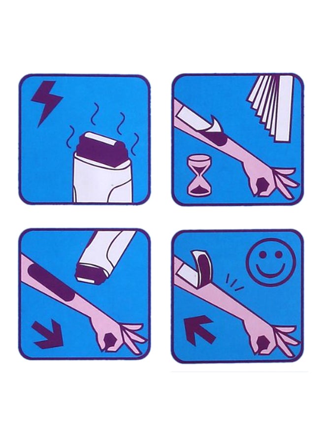Roll On Depilatory Wax Heater Kit White