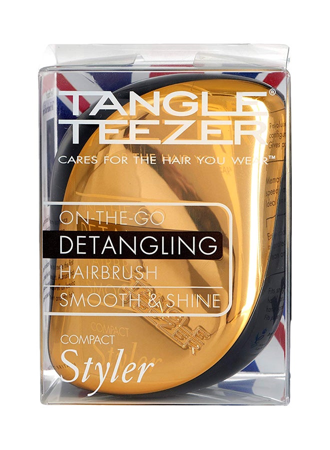 TANGLE TEEZER Compact Styler Detangling Hairbrush Gold - Image 4