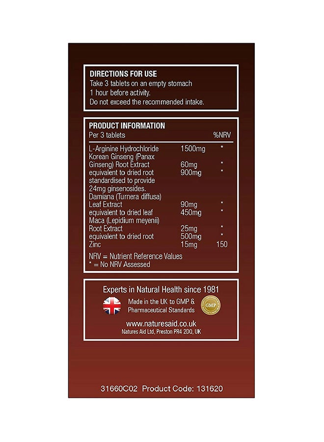 Natures Aid Pack Of 60 Active Man Tablets - Image 3