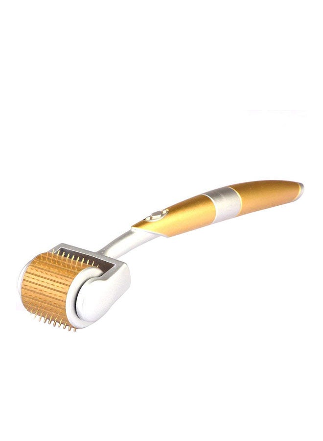 ZGTS - Acne And Cellulite Derma Roller Gold/White - Image 1