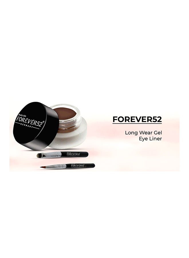 FOREVER52 - Long Wear Gel Eye Liner Tattoo Dark Brown - Image 1