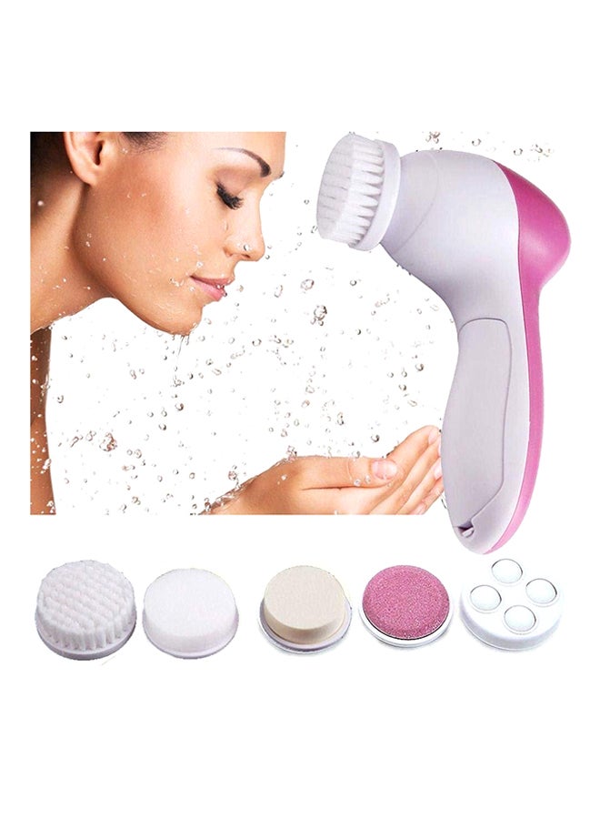 5-In-1 Beauty Care Face Massager Pink/White - v1582520625/N15543476A_3