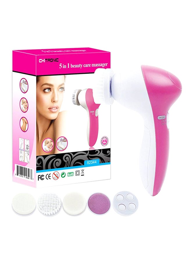 ChiTronic 5-In-1 Beauty Care Face Massager Pink/White - Image 4