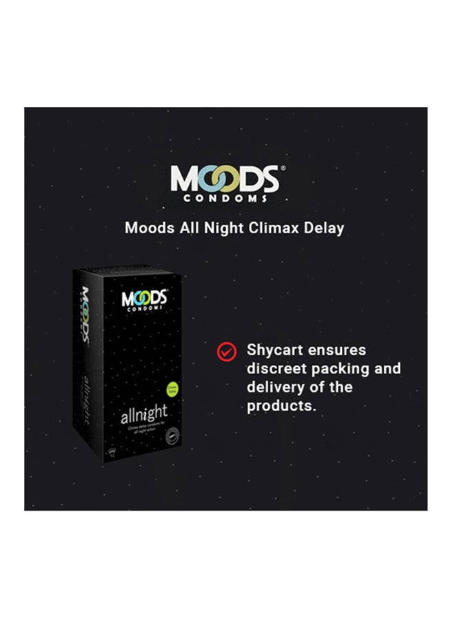 Moods - 12-Piece All-Night Climax Delay Condom - Image 1