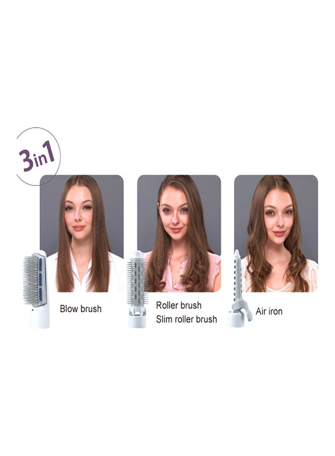 Panasonic - Hair Styler With 3 Attachments White 195x48x48mm - Image 1