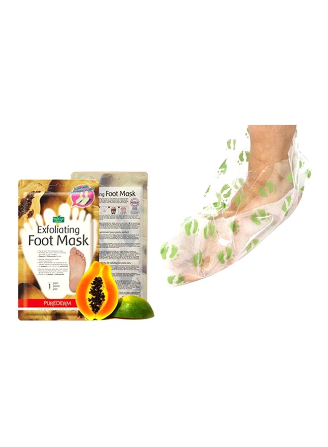 Purederm - Botanical Choice Exfoliating Papaya Foot Mask - Image 1