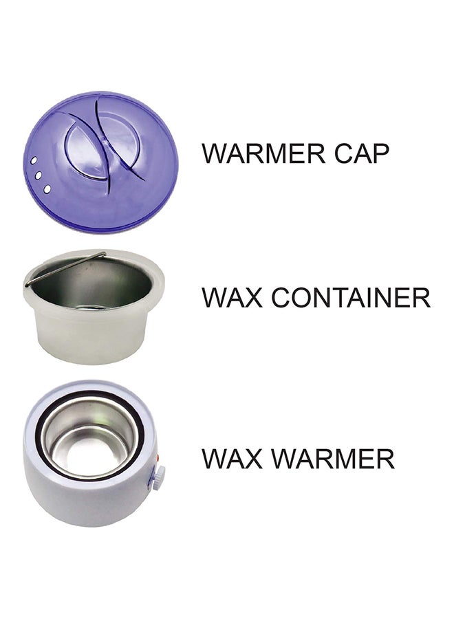 Konsung Beauty Wax Heater With 4 Bags Of Wax White - Image 4
