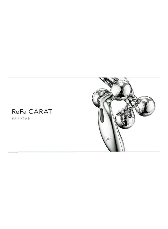 جهاز تدليك ثلاثي الأبعاد من البلاتين يعمل بالكهرباء الشمسية ببكرة دوارة فضي - Image 2