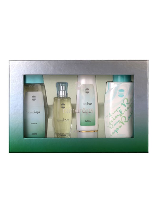 Raindrops Gift Set (Raindrops Spray 50ml, Raindrops Body Lotion 100ml, Raindrops Shower Gel 200ml & Raindrops Powder 100gm) - v1582522078/N18913630A_2