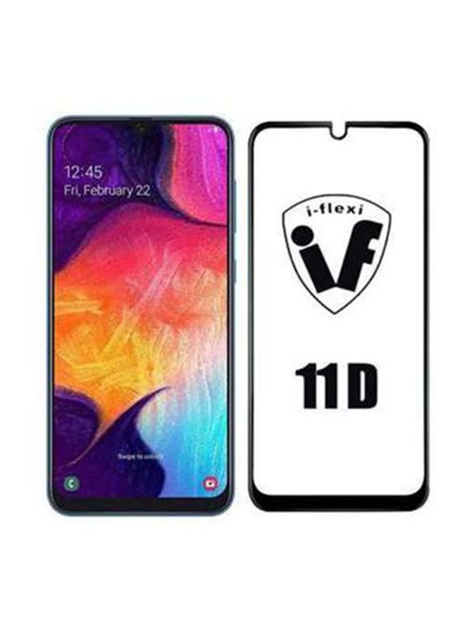 9H 11D Full Curved Tempered Glass Screen Protector For Samsung Galaxy A70 Clear/Black - Image 2