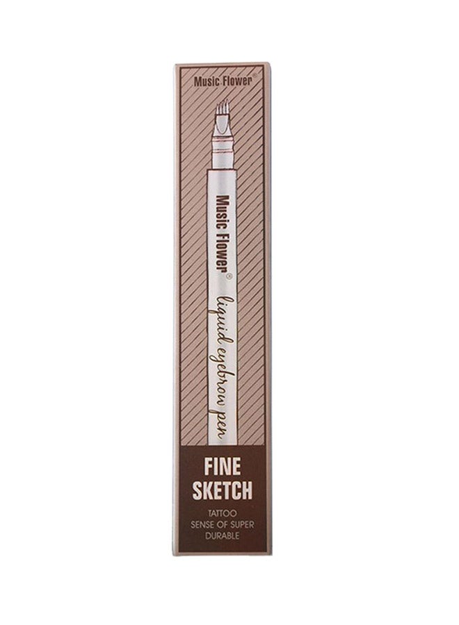 Music Flower - Fine Sketch Liquid Eyebrow Pen Brown - Image 1