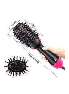 Romantic Angels 2-in-1 Hair Dryer And Volumizer Brush Black/Pink  - Image 4