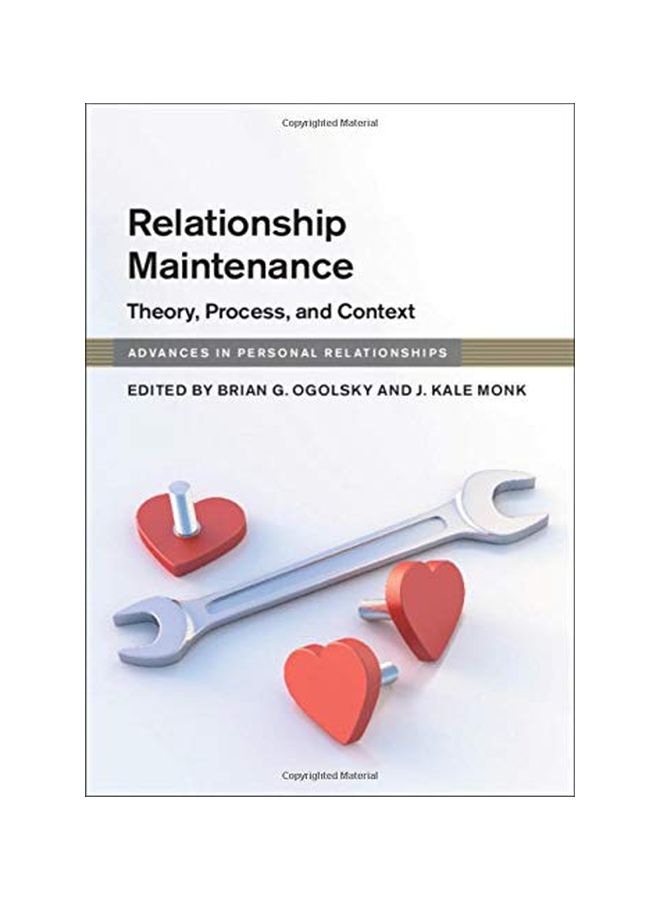 Relationship Maintenance: Theory, Process, And Context hardcover english - 31 January 2020 