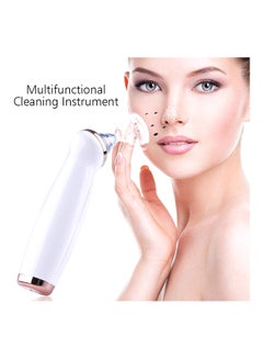 NuSense 5-In-1 Blackhead And Acne Remover Vacuum Cleaning Instrument White/Rose Gold 10cm  - Image 5