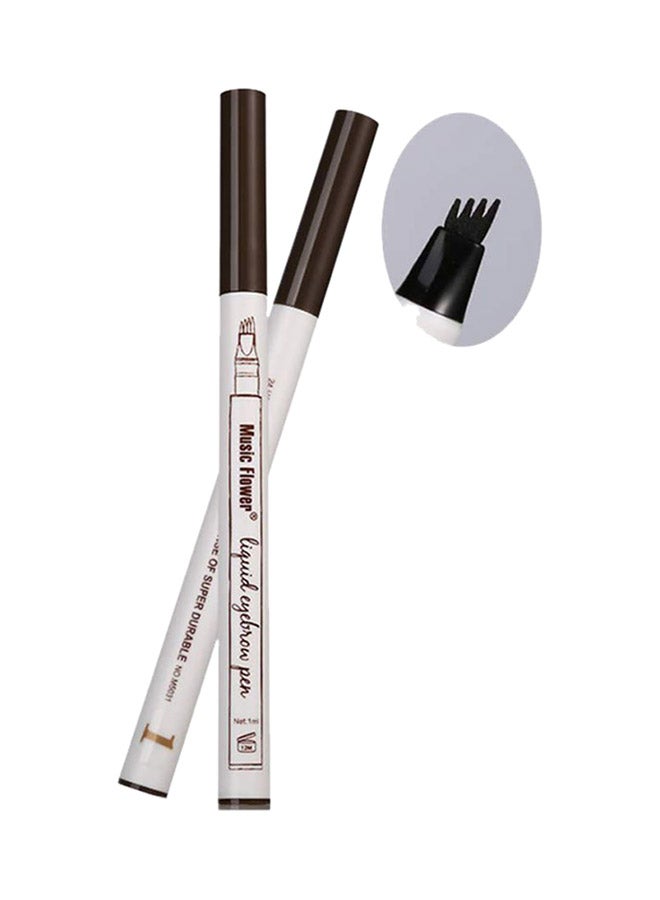 Music Flower - Fine Sketch Liquid Eyebrow Pen Brown - Image 1