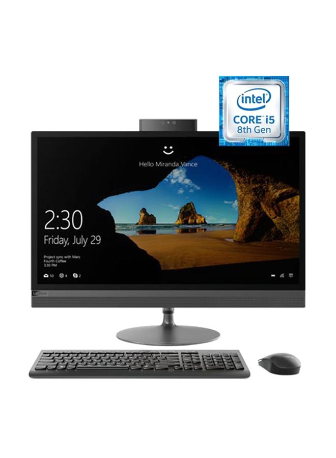 Lenovo - Ideacentre 520 All-In-One Desktop With 21.5-Inch Display, Intel Core i5 Processor/8GB RAM/1TB HDD/2GB AMD Radeon 530 Graphics Card Silver - Image 1