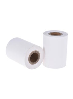 Generic Pack Of 2 Thermal Paper Rolls White  - Image 1