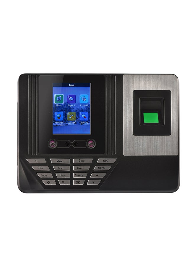 Generic Biometric Fingerprint Attendance Recorder Black  - Image 1