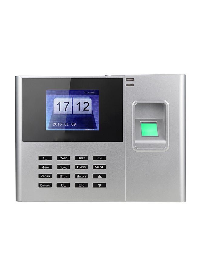 Generic Biometric Fingerprint Attendance Recorder White  - Image 1
