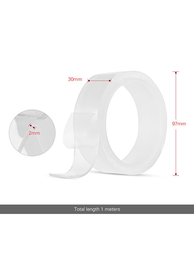Reusable Double-Sided Adhesive Tape White - Image 2