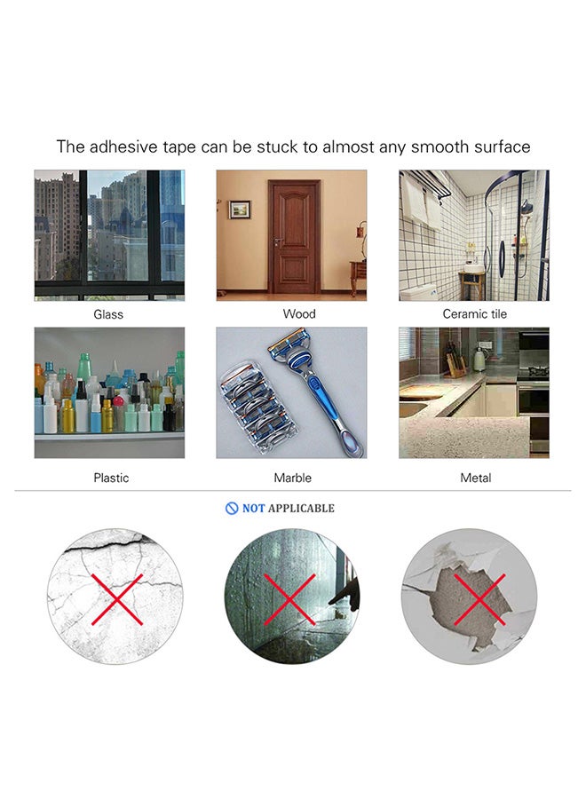 Reusable Double-Sided Adhesive Tape White - Image 4