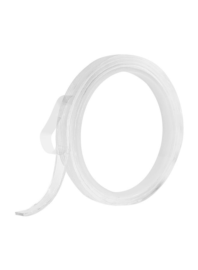 شريط لاصق بوجهين قابل لإعادة الاستخدام أبيض - Image 1