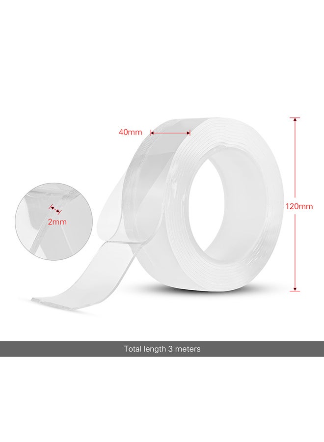 Reusable Double-Sided Adhesive Tape White - Image 2