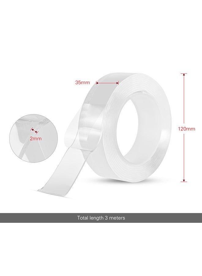 Generic Reusable Double-Sided Adhesive Tape White  - Image 2