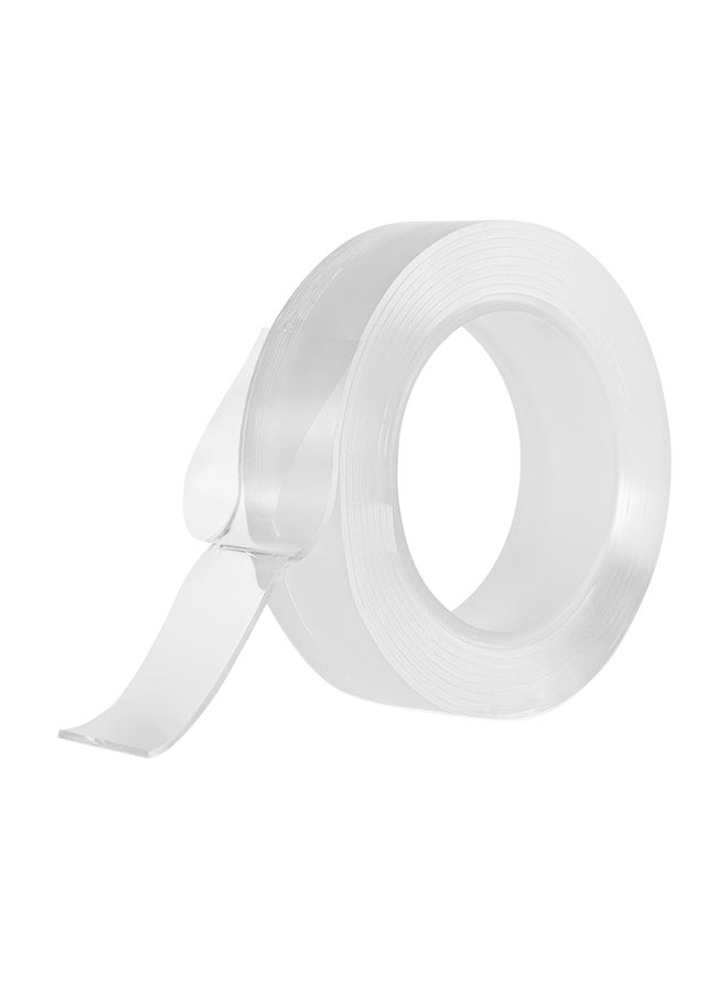 شريط لاصق بوجهين قابل لإعادة الاستخدام أبيض - Image 1