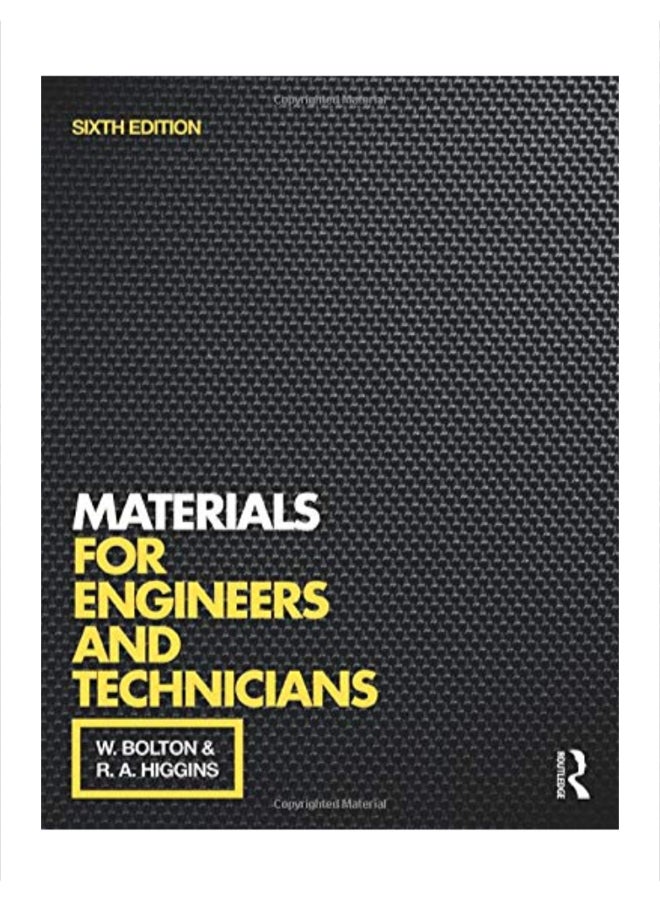 Materials For Engineers And Technicians paperback english - 42339