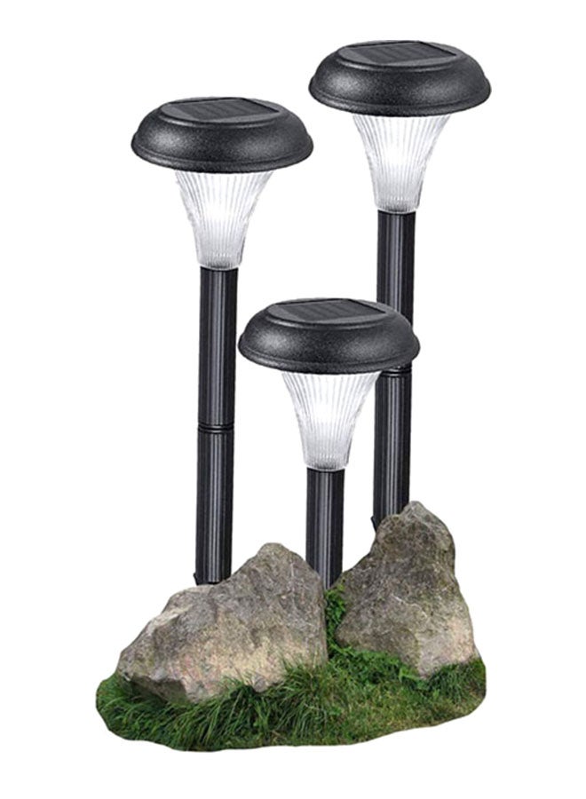 Joyway - 3-Piece Carbon Solar Light Set White 12x8x5inch - Image 1