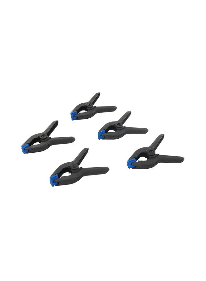 Silverline - 5-Piece Spring Clamps Set Black - Image 1