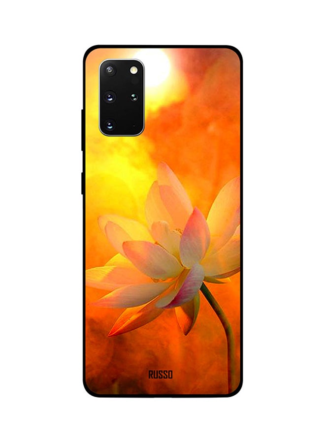 RUSSO Skin Case Cover -for Samsung Galaxy S20 Plus Pink Lotus Pink Lotus 