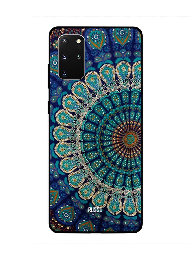 RUSSO Skin Case Cover -for Samsung Galaxy S20 Plus Blue Traditional Print Blue Traditional Print 